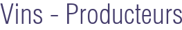 Vins - Producteurs