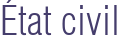 État civil